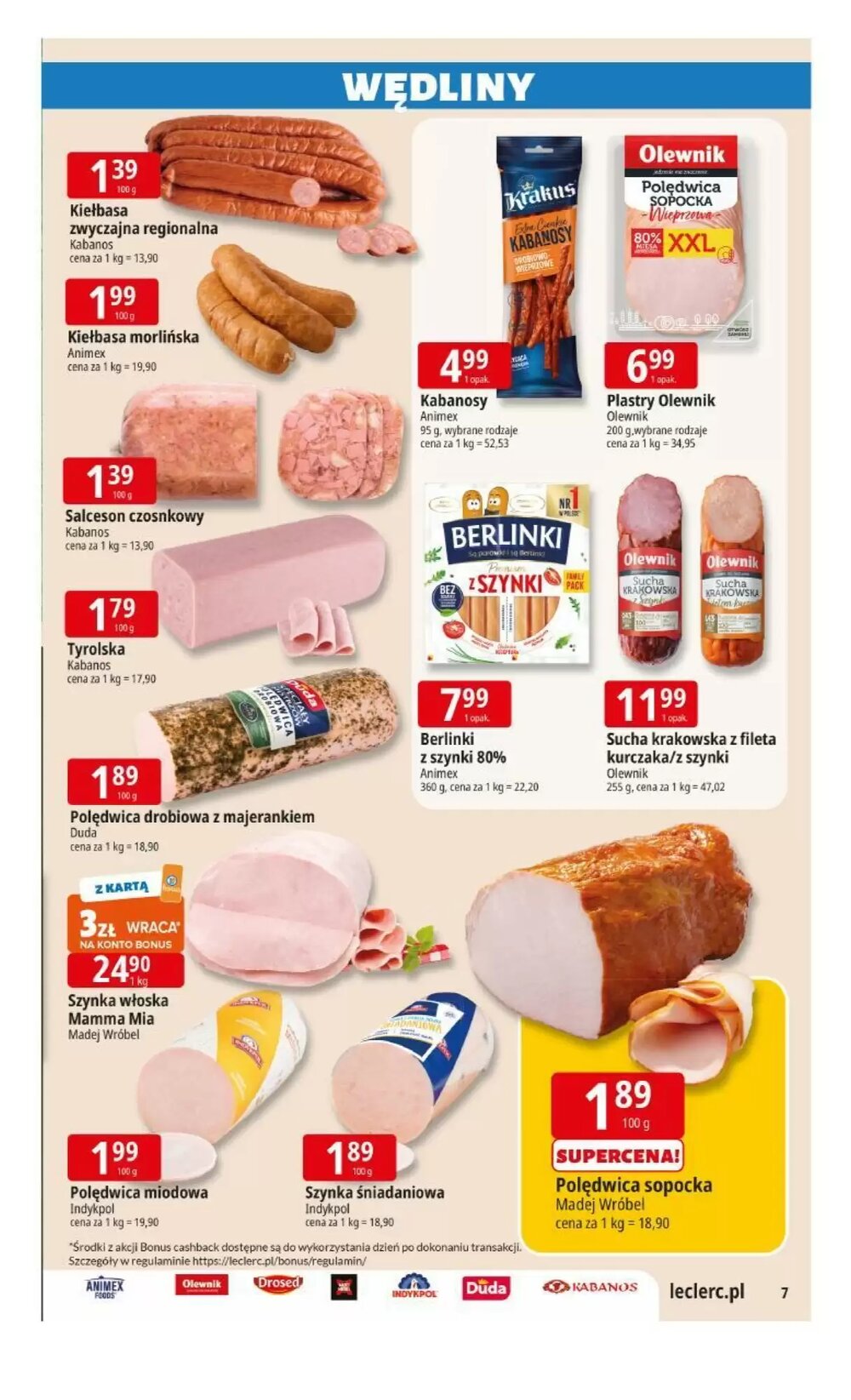 Gazetka promocyjna E.Leclerc  ważna od 13.01.2026 - Strona 7.