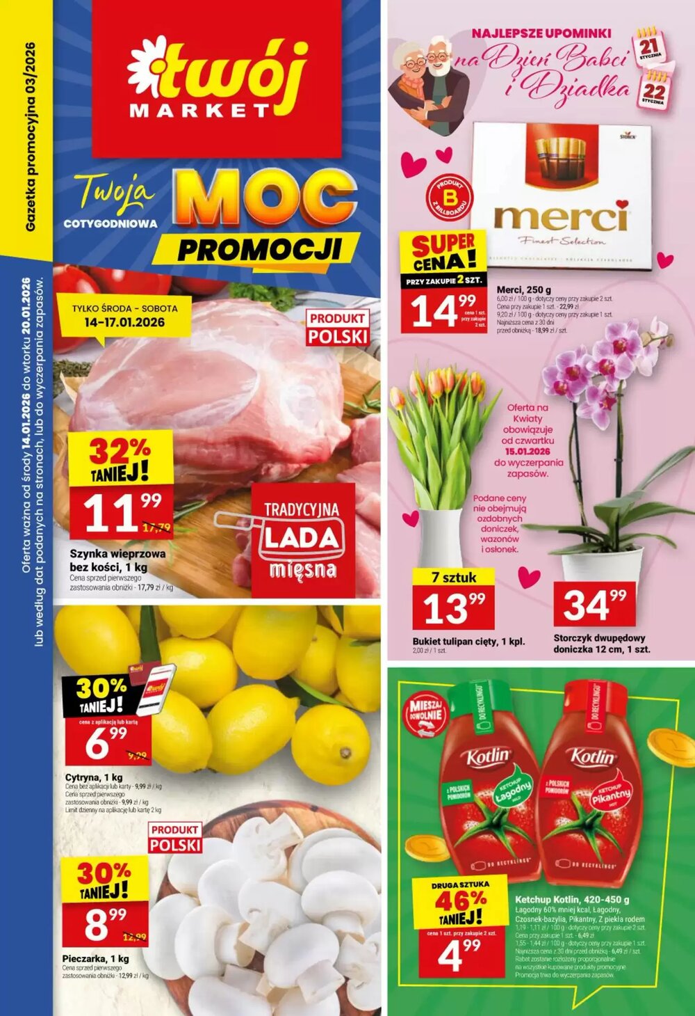 Gazetka promocyjna Twój Market  ważna od 14.01.2026 - Strona 1.