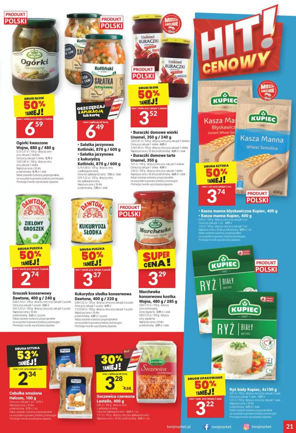 Gazetka promocyjna Twój Market  ważna od 14.01.2026 - Strona 21.
