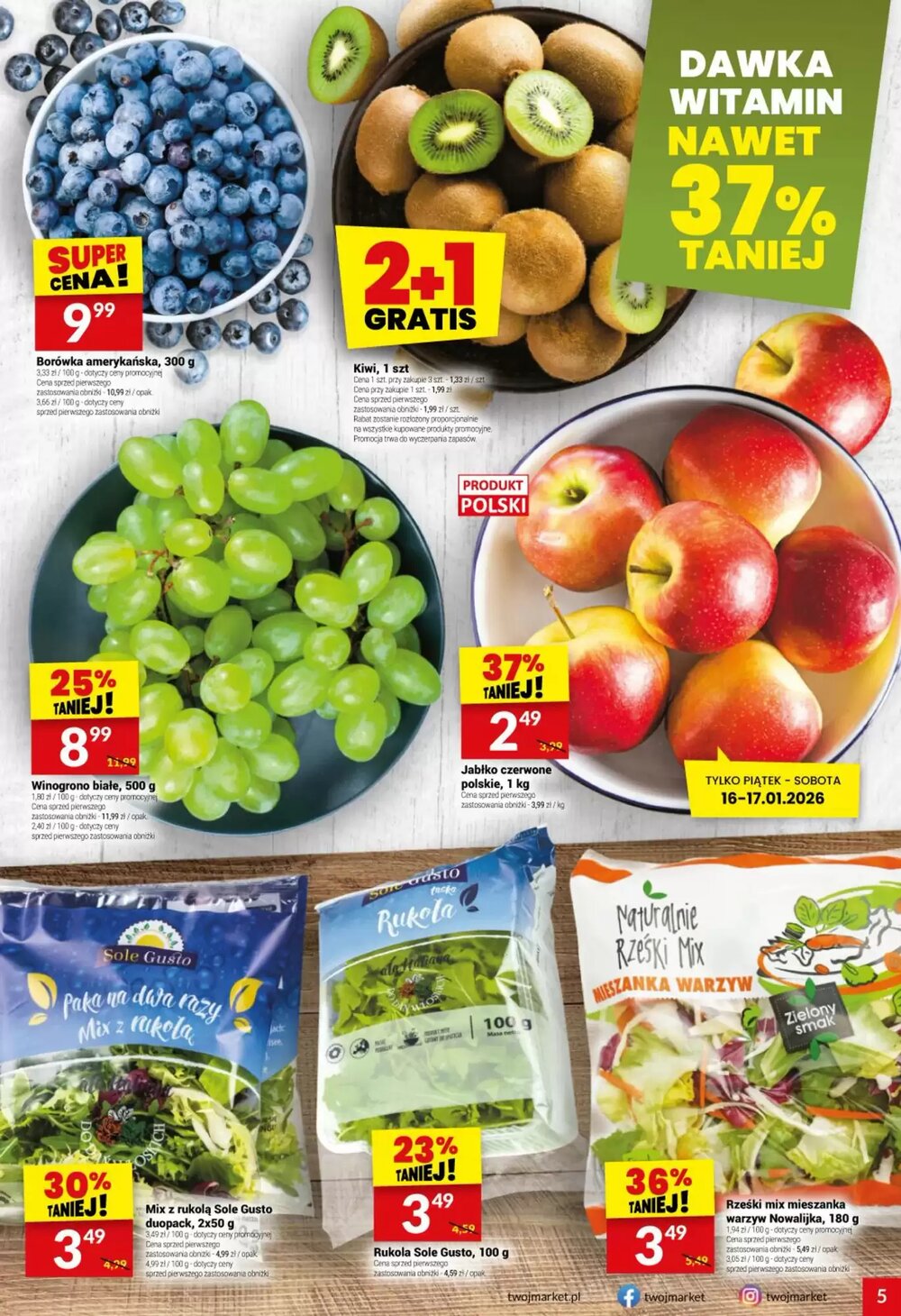 Gazetka promocyjna Twój Market  ważna od 14.01.2026 - Strona 5.