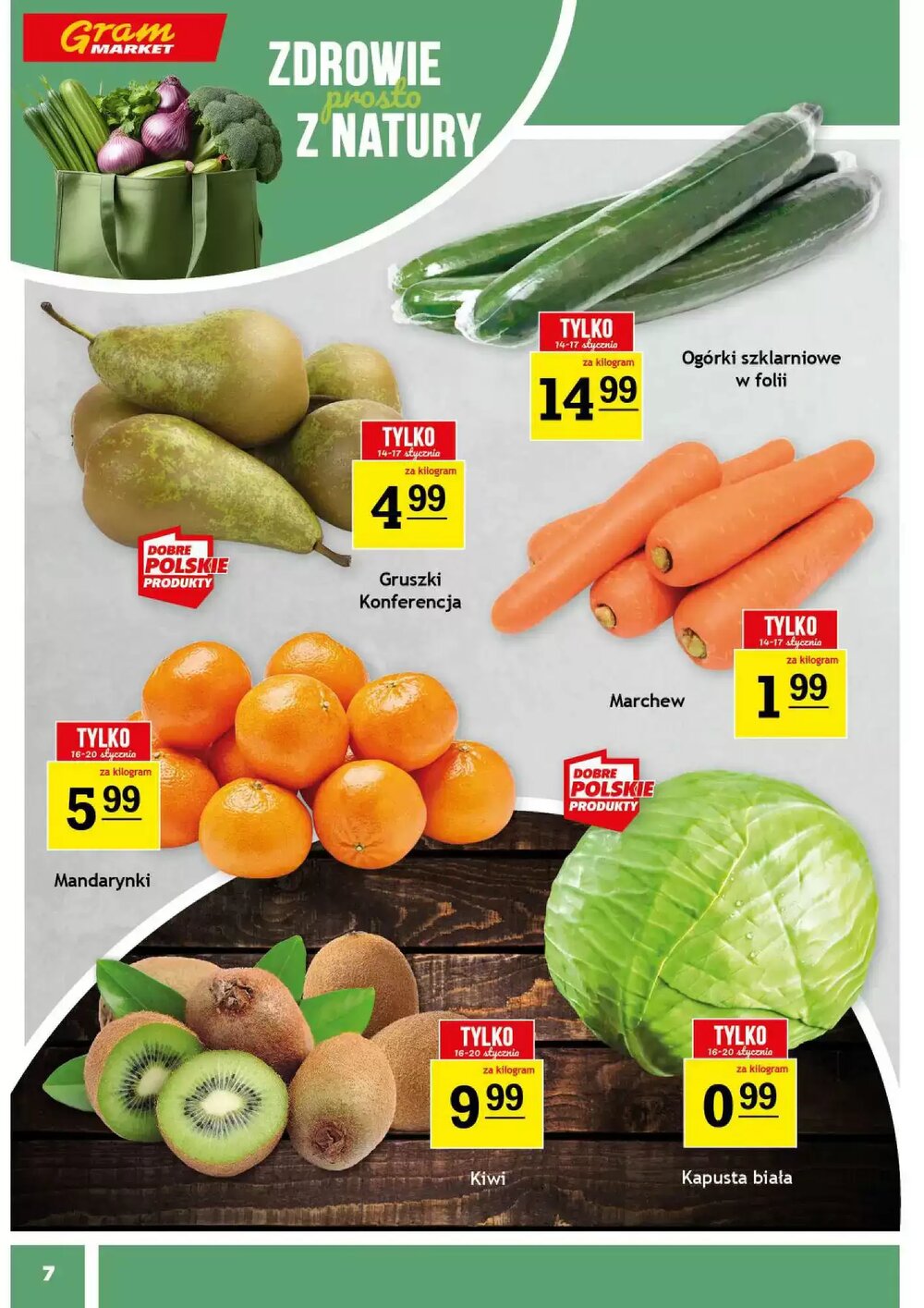Gazetka promocyjna Gram Market  ważna od 14.01.2026 - Strona 7.