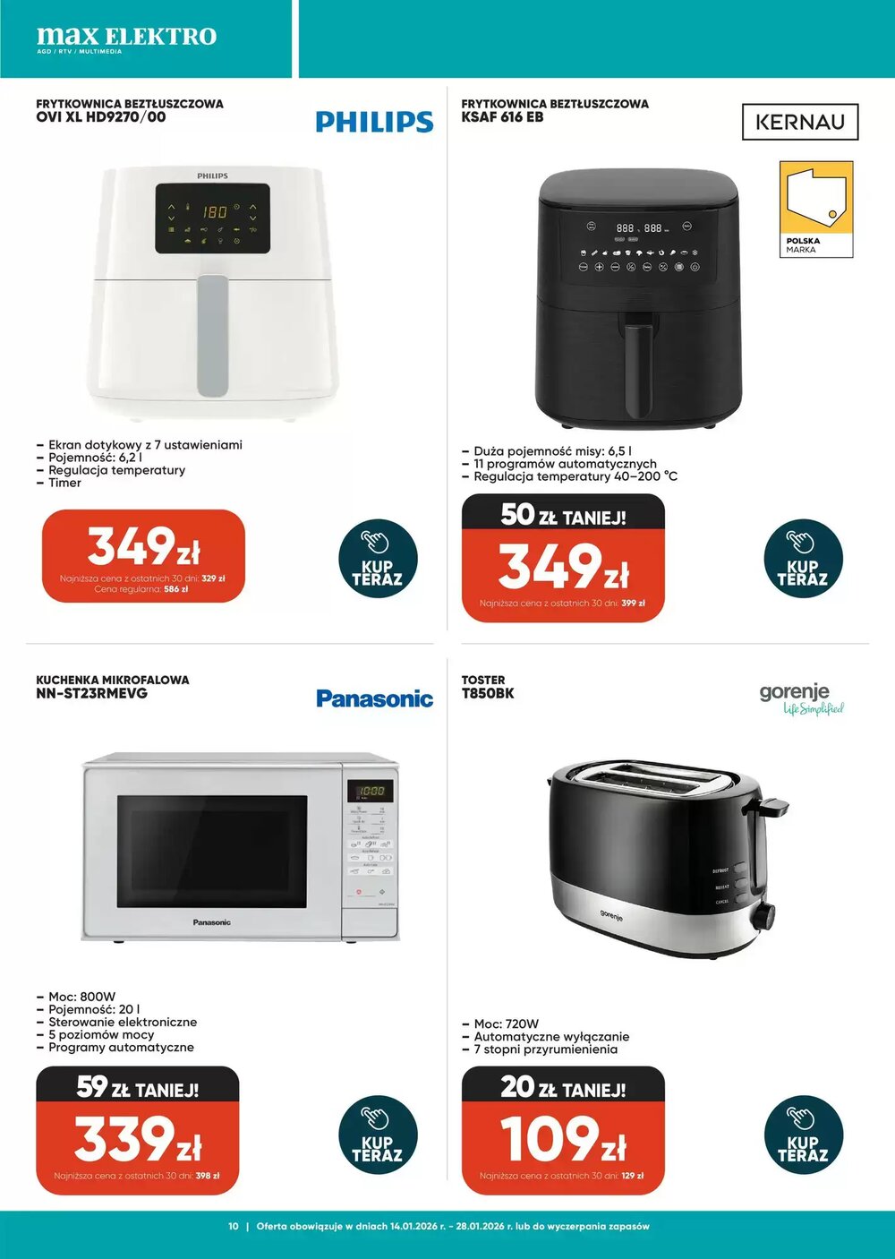Gazetka promocyjna Max Elektro  ważna od 14.01.2026 - Strona 10.