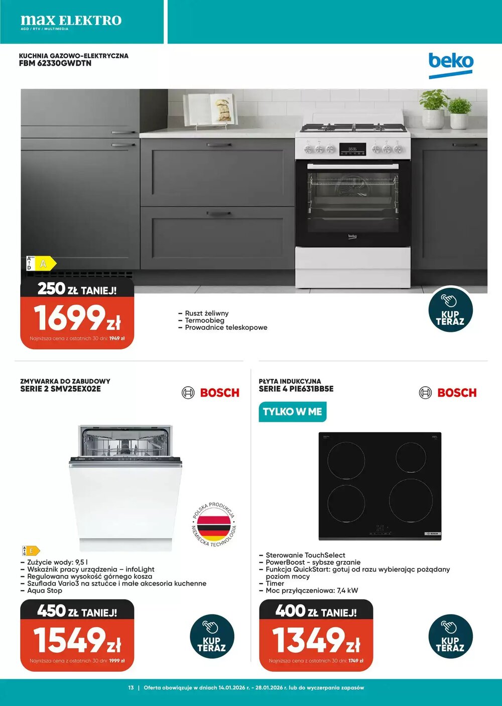 Gazetka promocyjna Max Elektro  ważna od 14.01.2026 - Strona 13.