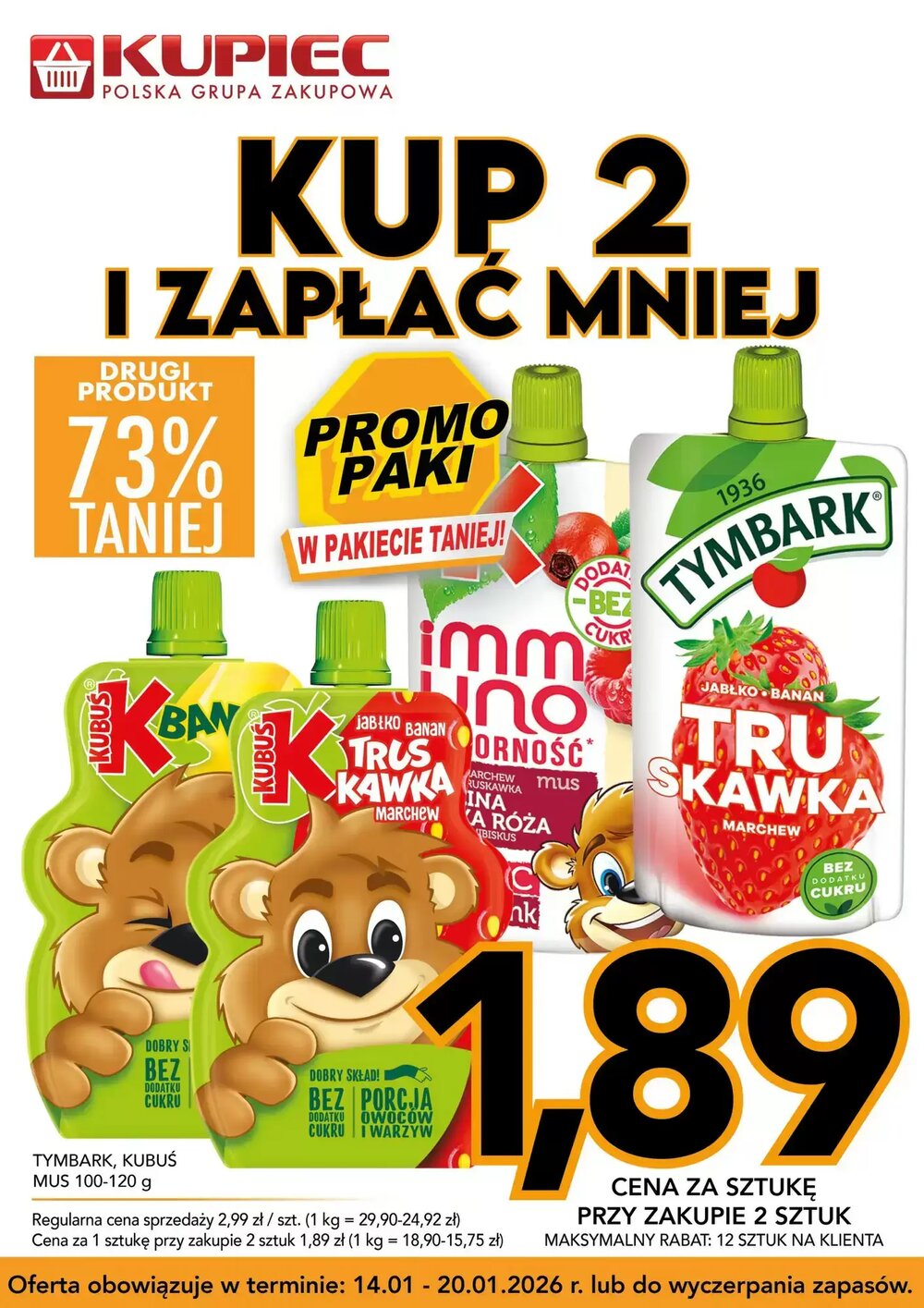 Gazetka promocyjna Kupiec  ważna od 14.01.2026 - Strona 3.