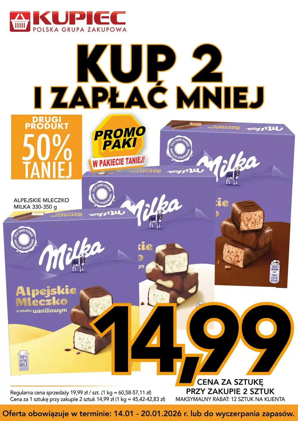 Gazetka promocyjna Kupiec  ważna od 14.01.2026 - Strona 4.