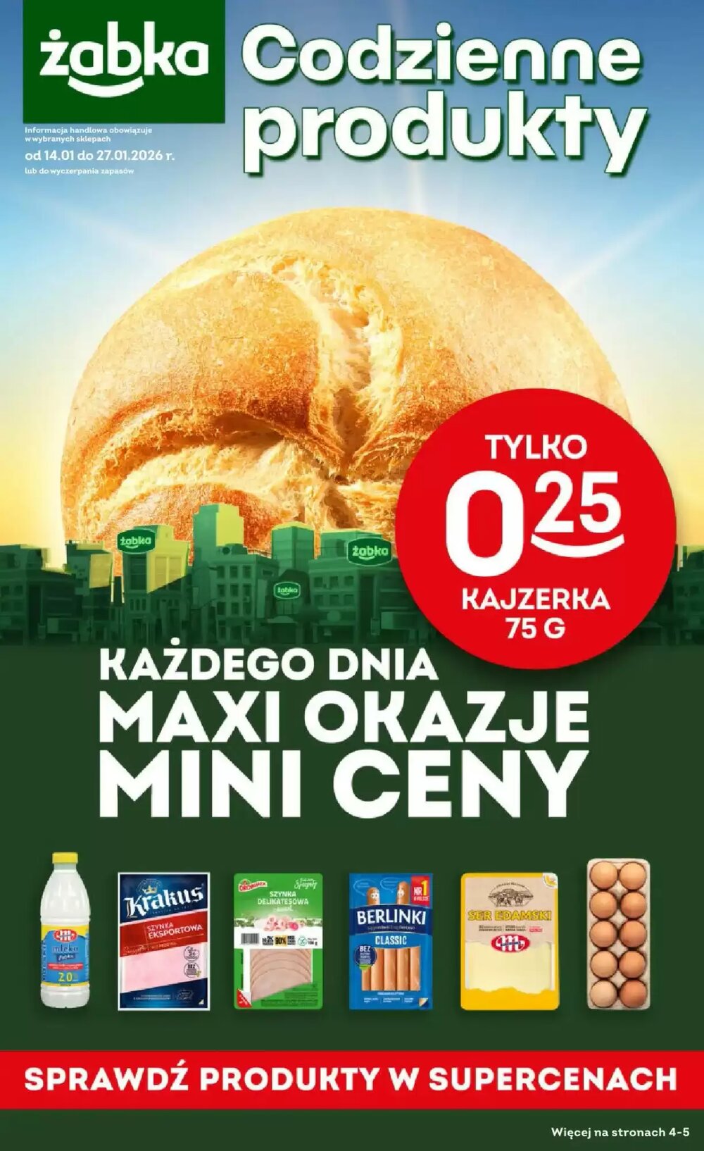 Gazetka promocyjna Żabka  ważna od 14.01.2026 - Strona 1.