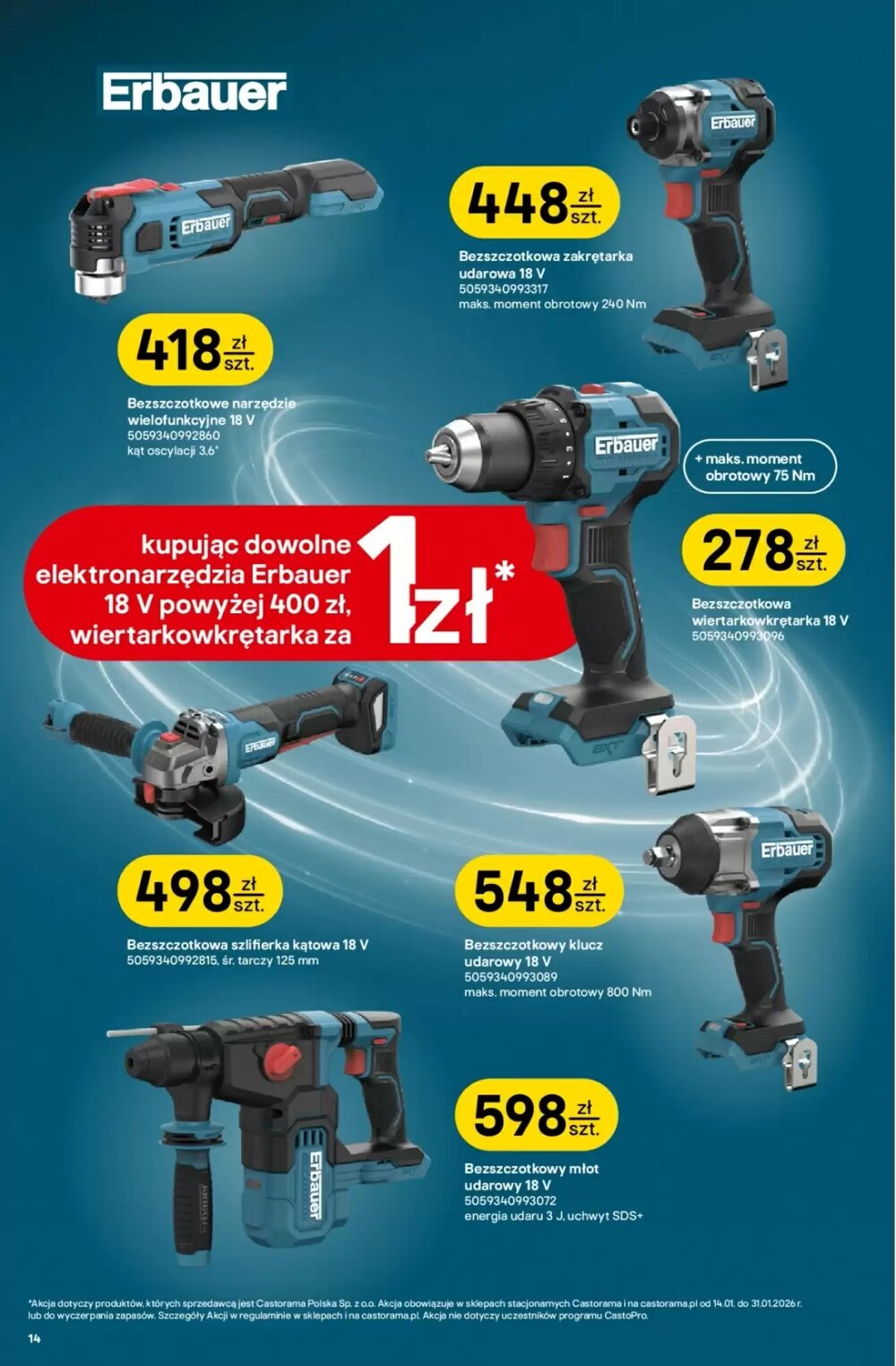 Gazetka promocyjna Castorama  ważna od 14.01.2026 - Strona 14.
