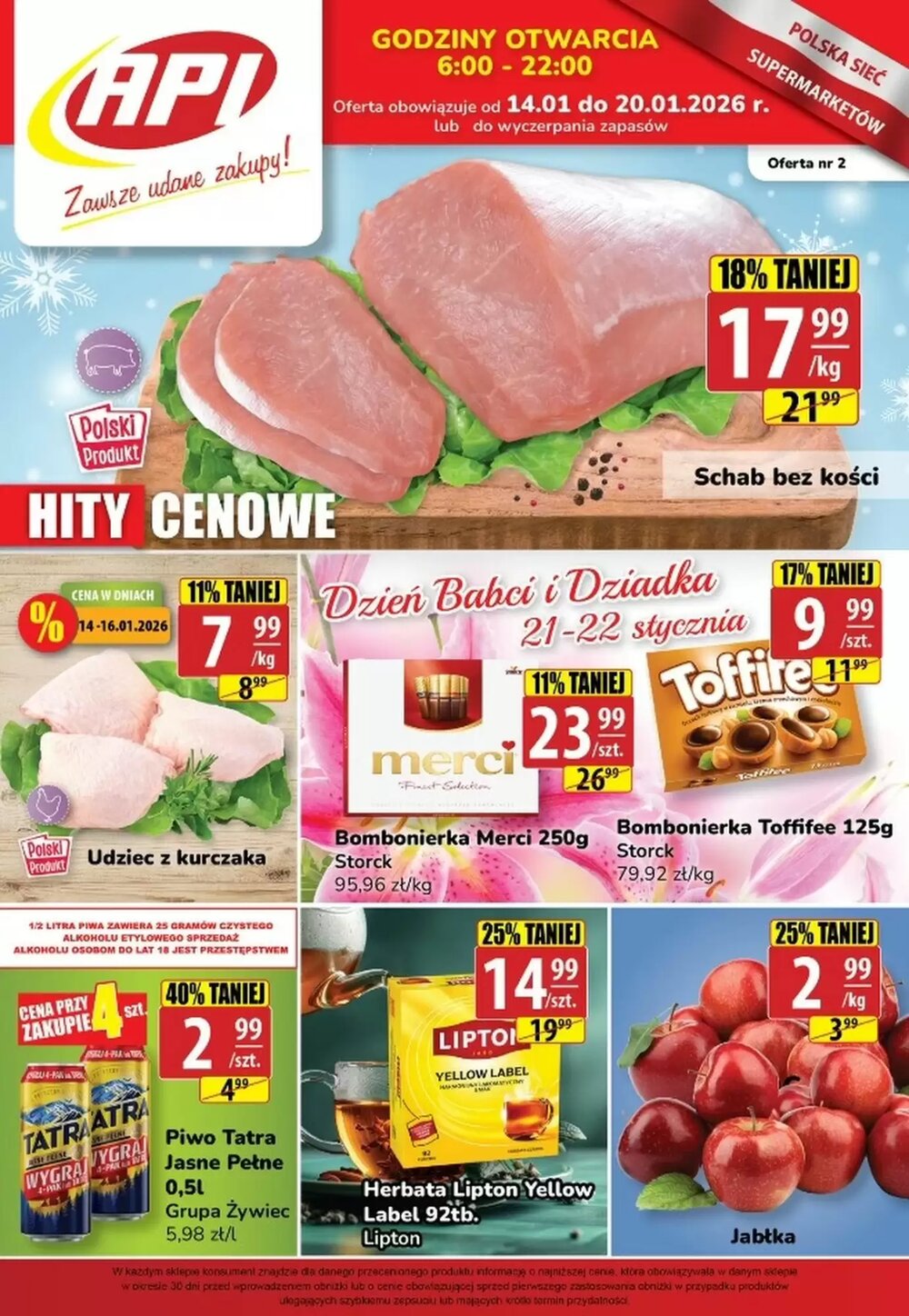 Gazetka promocyjna API MARKET  ważna od 14.01.2026 - Strona 1.