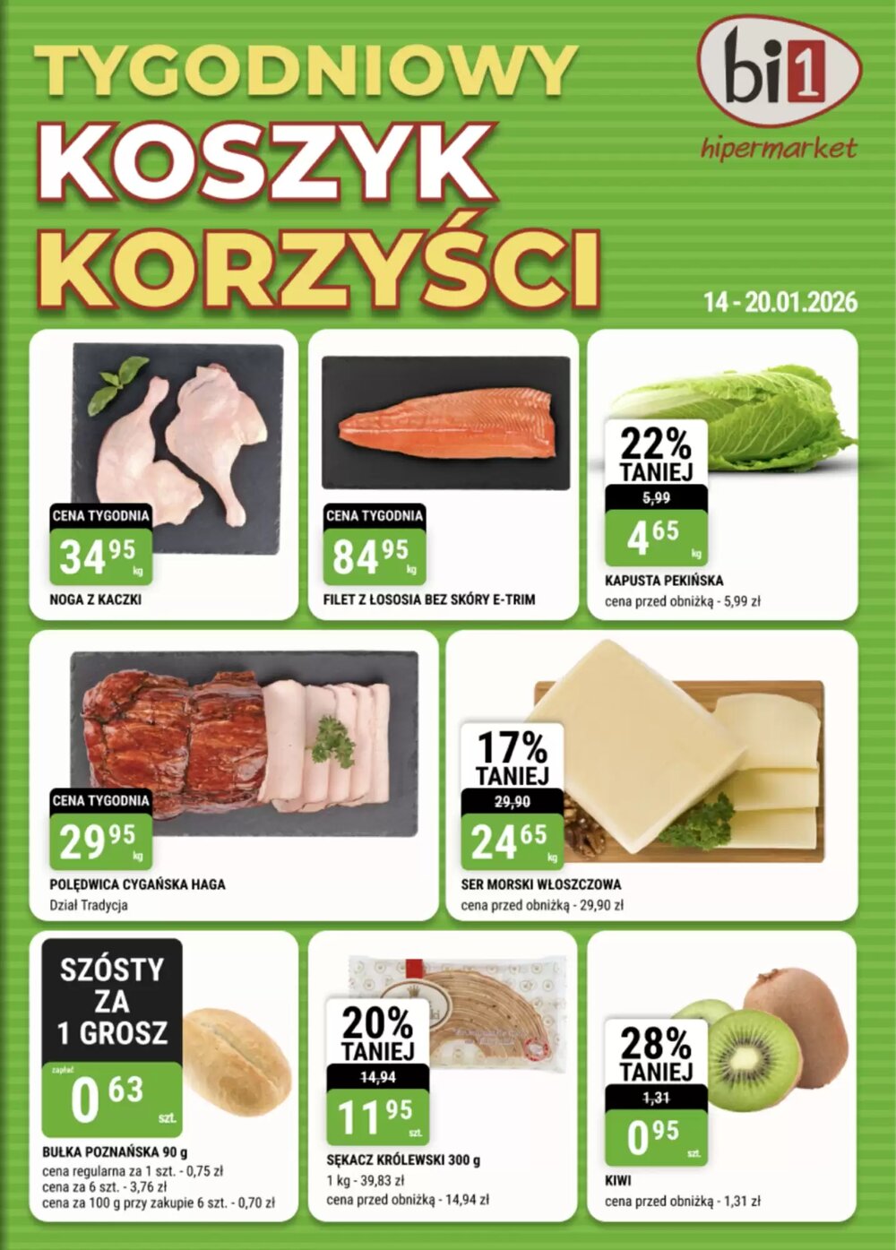 Gazetka promocyjna bi1  ważna od 14.01.2026 - Strona 1.