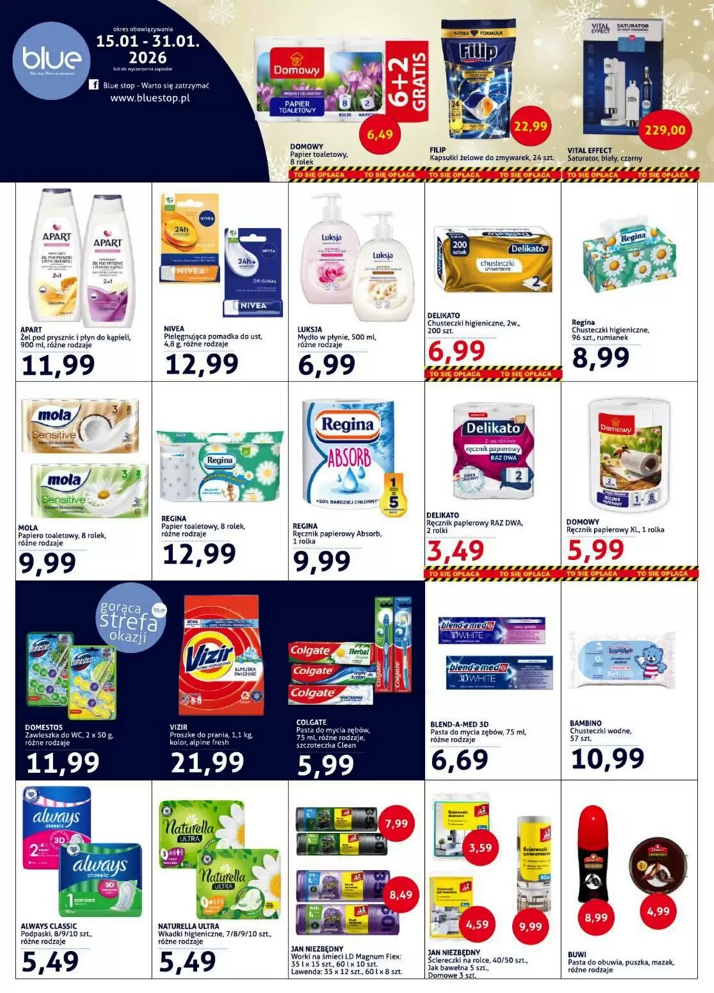 Gazetka promocyjna Blue Stop  ważna od 15.01.2026 - Strona 1.