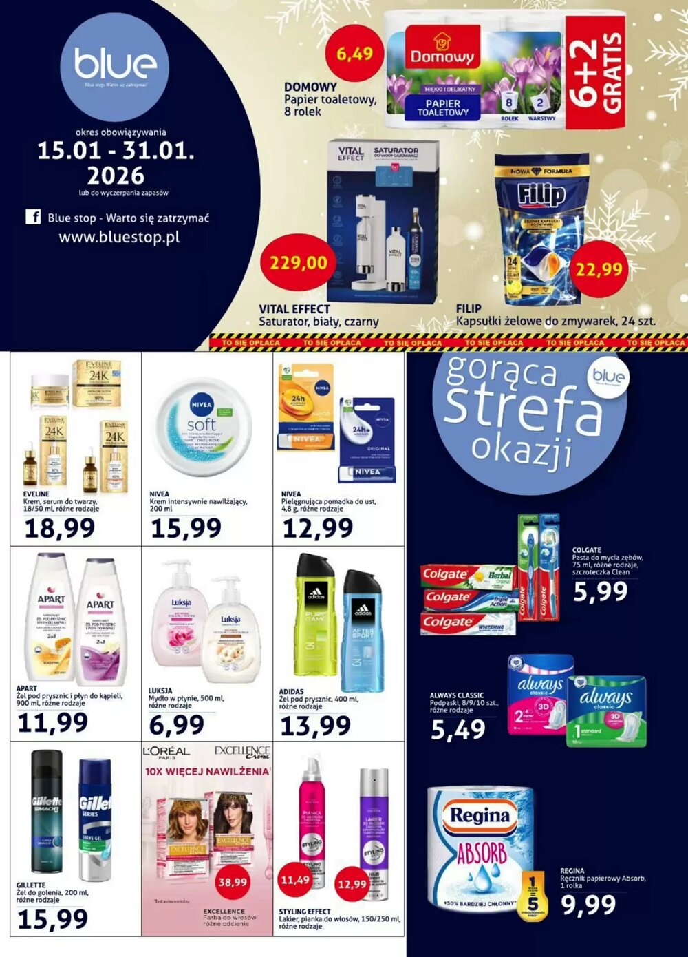 Gazetka promocyjna Blue Stop  ważna od 15.01.2026 - Strona 1.