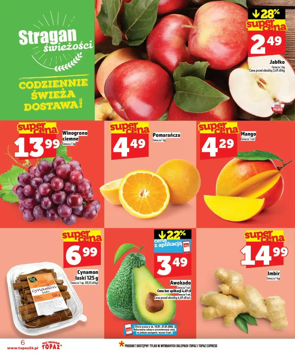 Gazetka promocyjna Topaz  ważna od 15.01.2026 - Strona 6.