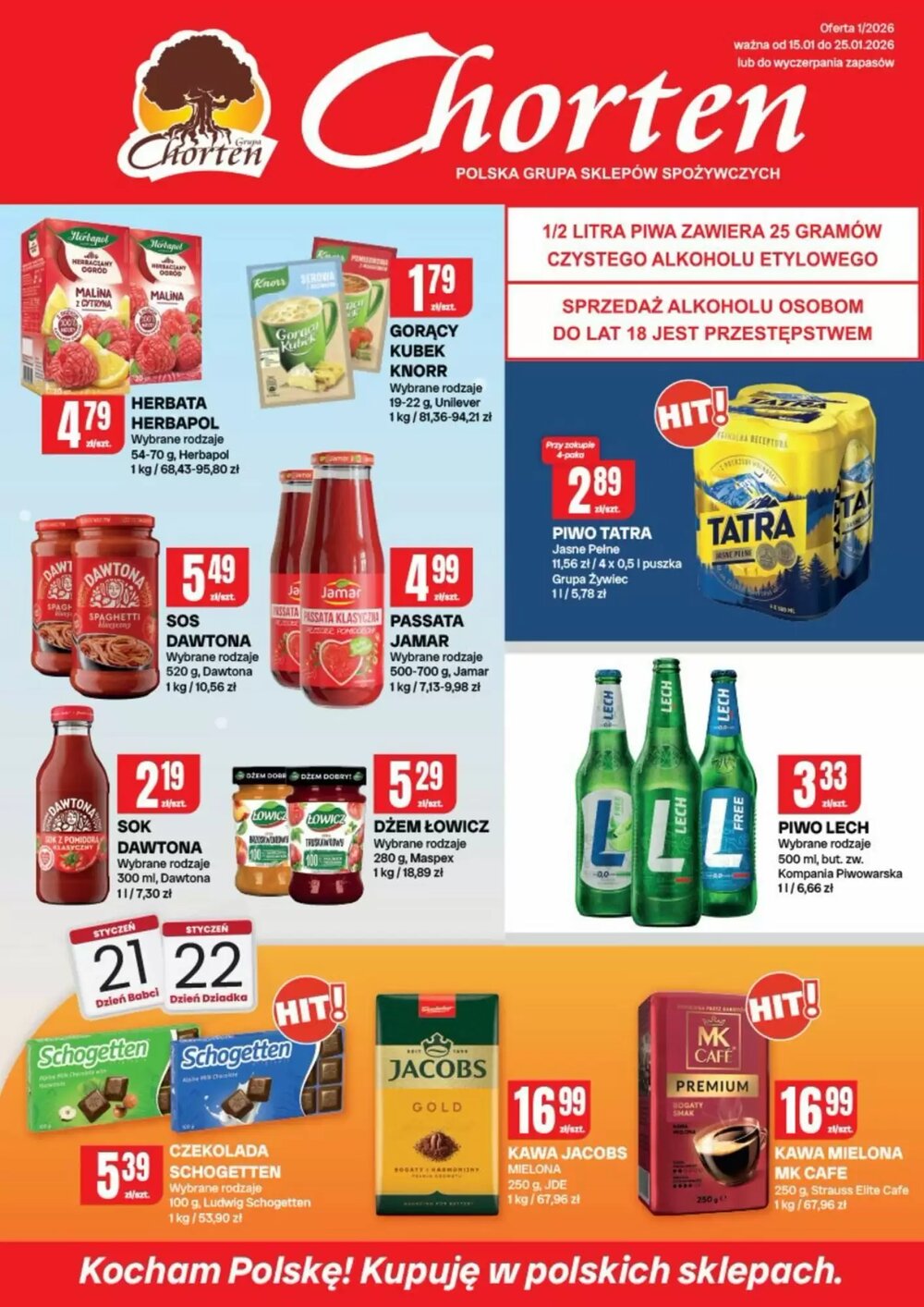 Gazetka promocyjna Chorten  ważna od 15.01.2026 - Strona 1.