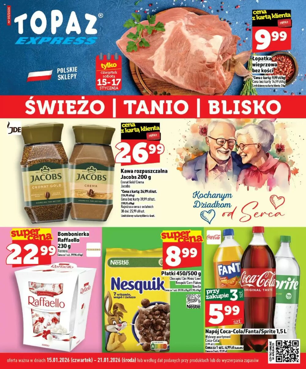Gazetka promocyjna Topaz Express  ważna od 15.01.2026 - Strona 1.