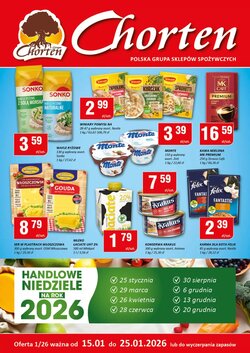 Gazetka promocyjna Chorten ważna od 15.01.2026
