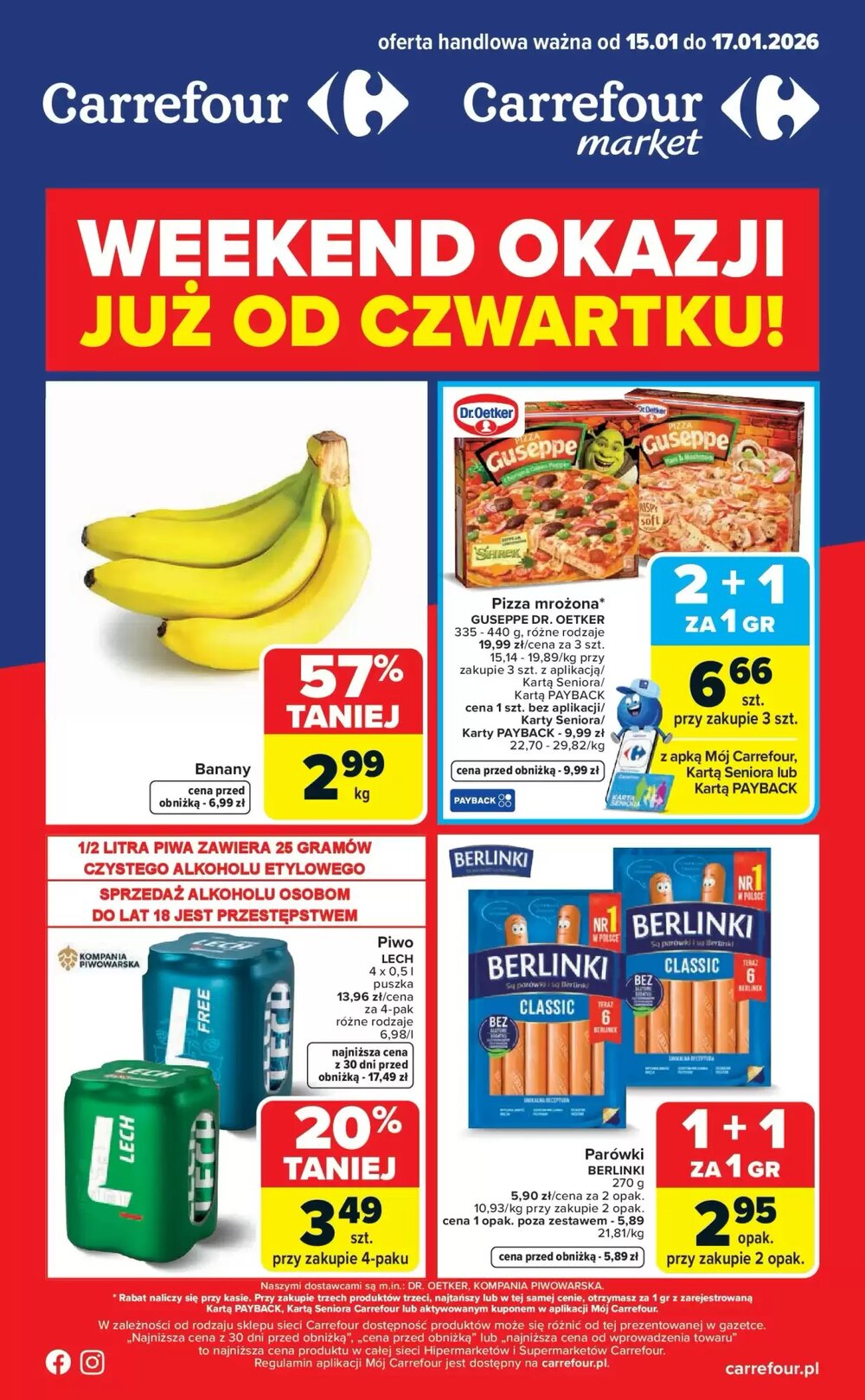 Gazetka promocyjna Carrefour  ważna od 15.01.2026 - Strona 1.