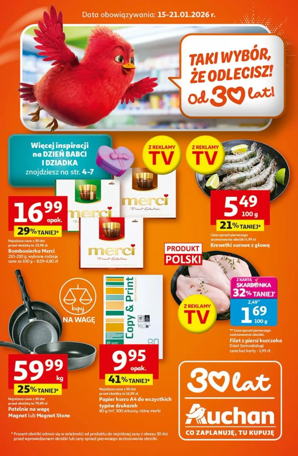 Gazetka promocyjna Auchan  ważna od 15.01.2026 - Strona 1.