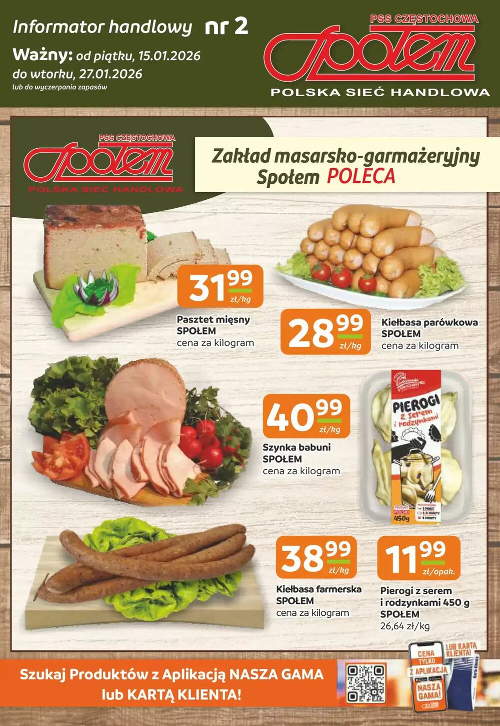 Gazetka promocyjna Społem  ważna od 15.01.2026 - Strona 1.