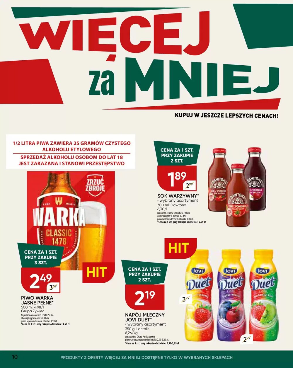 Gazetka promocyjna Chata Polska  ważna od 15.01.2026 - Strona 10.