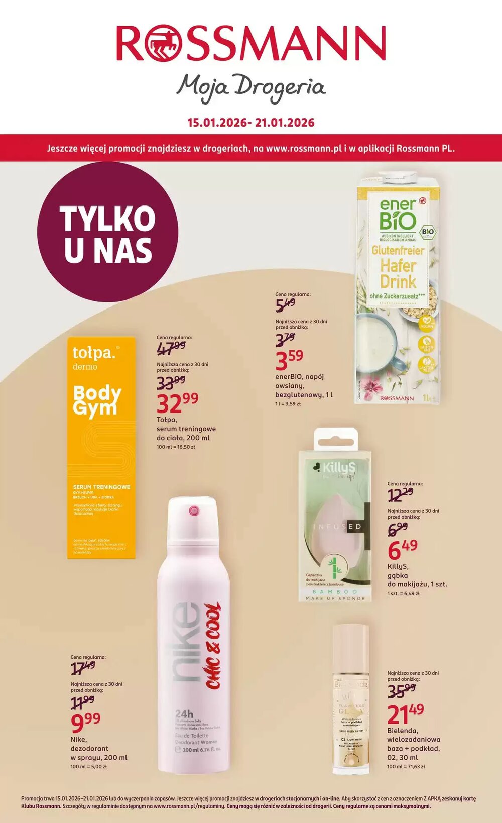 Gazetka promocyjna Rossmann  ważna od 15.01.2026 - Strona 1.
