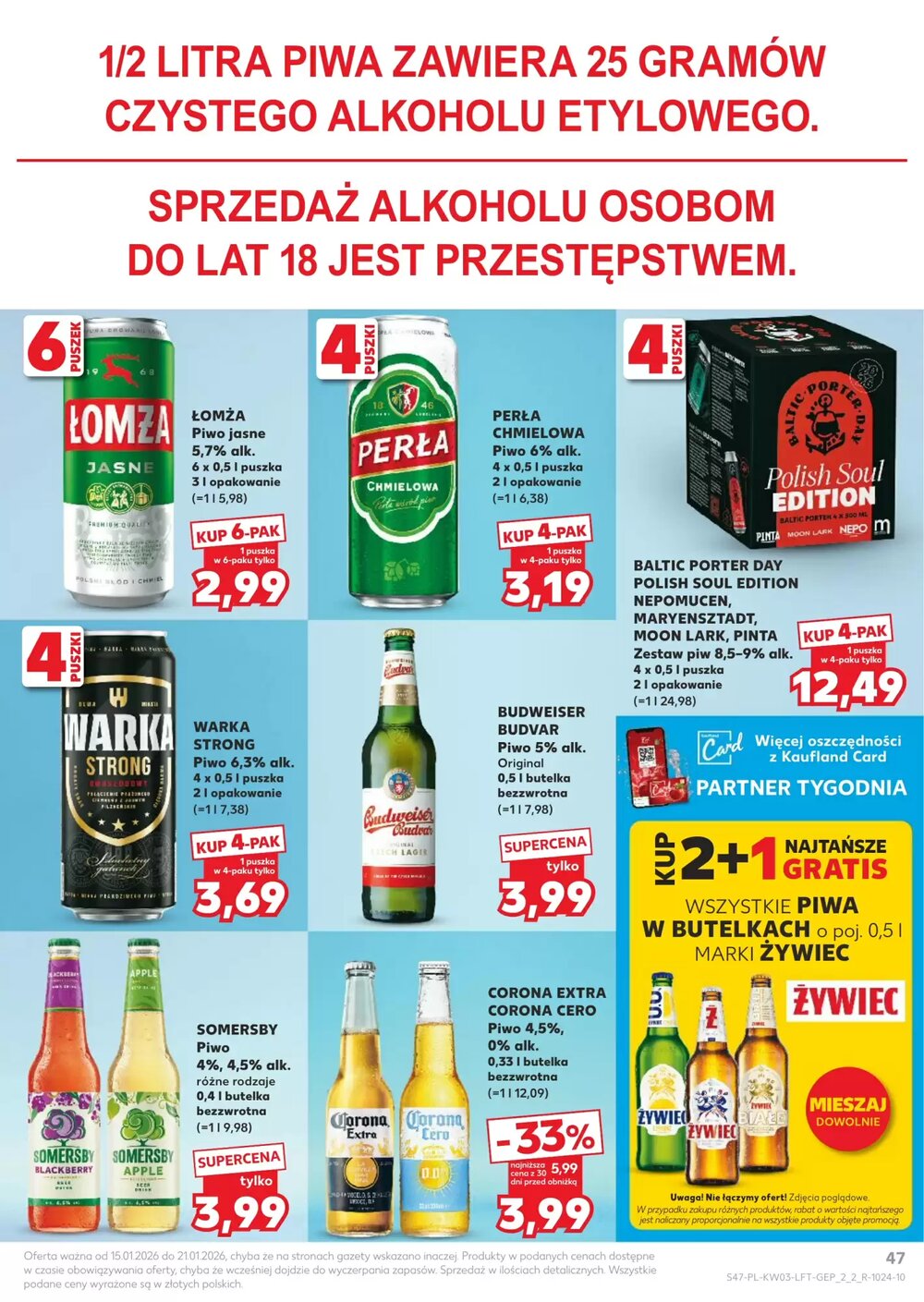 Gazetka promocyjna Kaufland  ważna od 15.01.2026 - Strona 47.