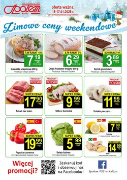 Gazetka promocyjna Społem  ważna od 15.01.2026 - Strona 1.