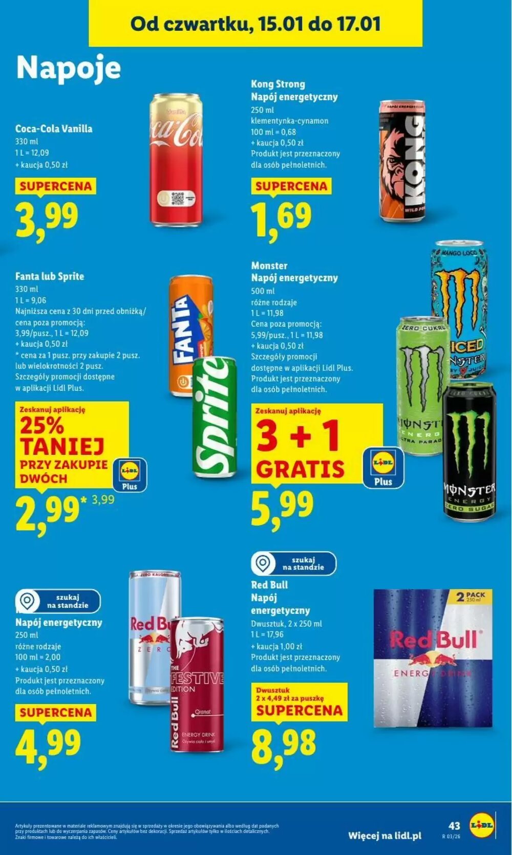 Gazetka promocyjna Lidl  ważna od 15.01.2026 - Strona 43.