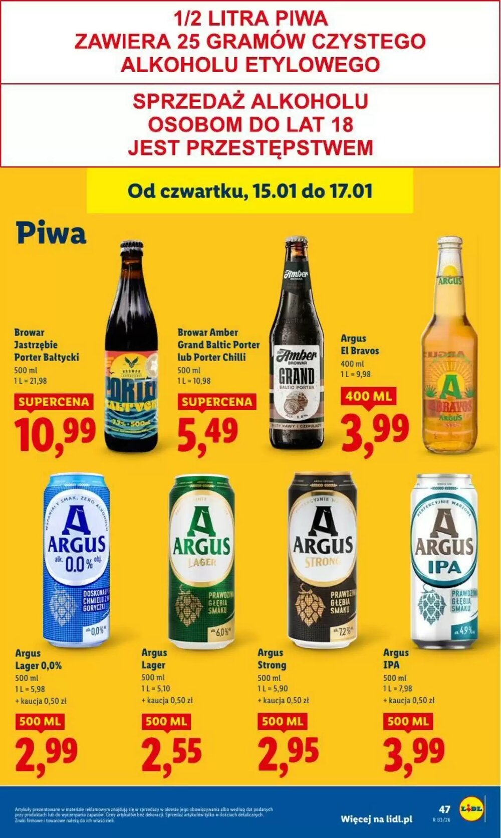 Gazetka promocyjna Lidl  ważna od 15.01.2026 - Strona 47.