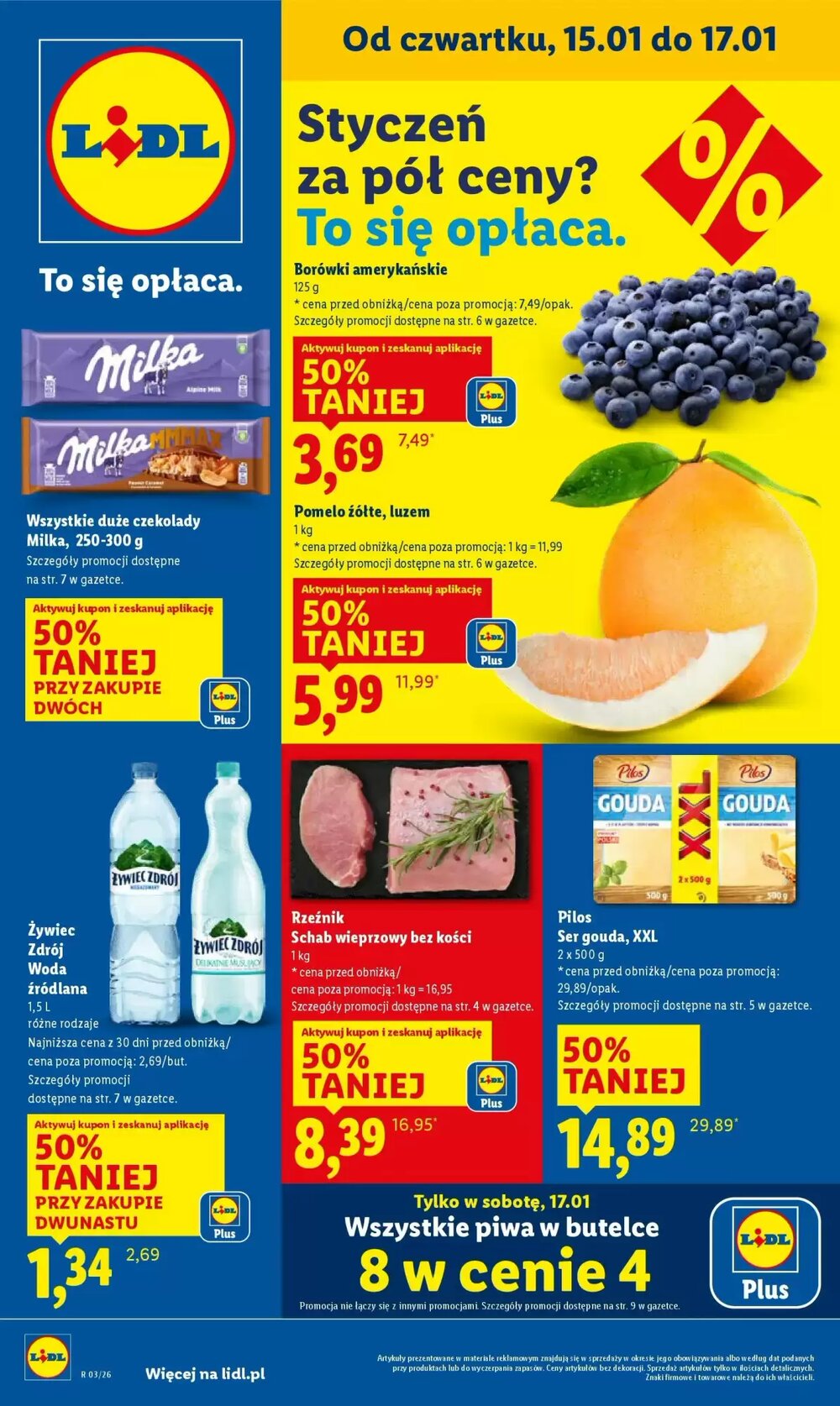 Gazetka promocyjna Lidl  ważna od 15.01.2026 - Strona 1.
