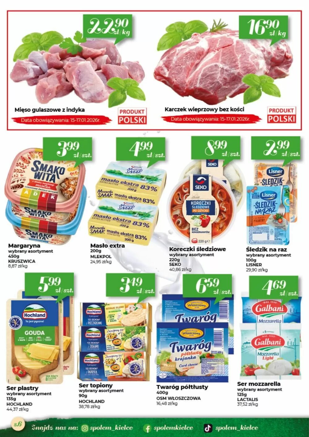 Gazetka promocyjna Społem  ważna od 15.01.2026 - Strona 6.