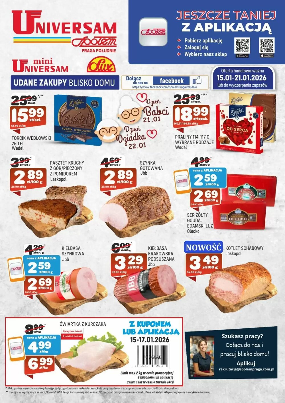 Gazetka promocyjna Społem  ważna od 15.01.2026 - Strona 1.