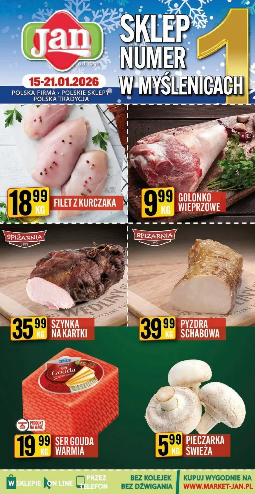 Gazetka promocyjna Market Jan  ważna od 15.01.2026 - Strona 1.