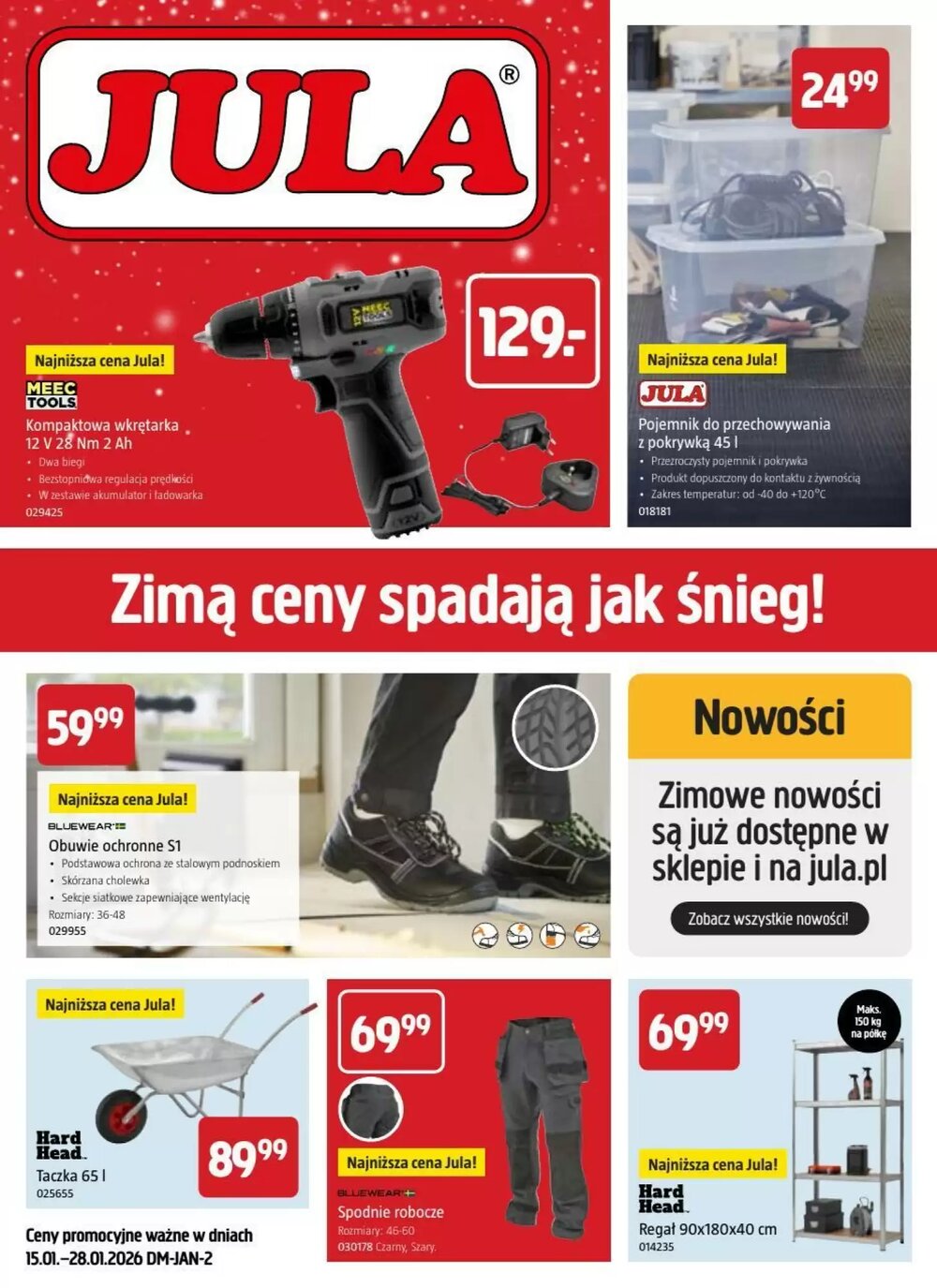 Gazetka promocyjna Jula  ważna od 15.01.2026 - Strona 1.