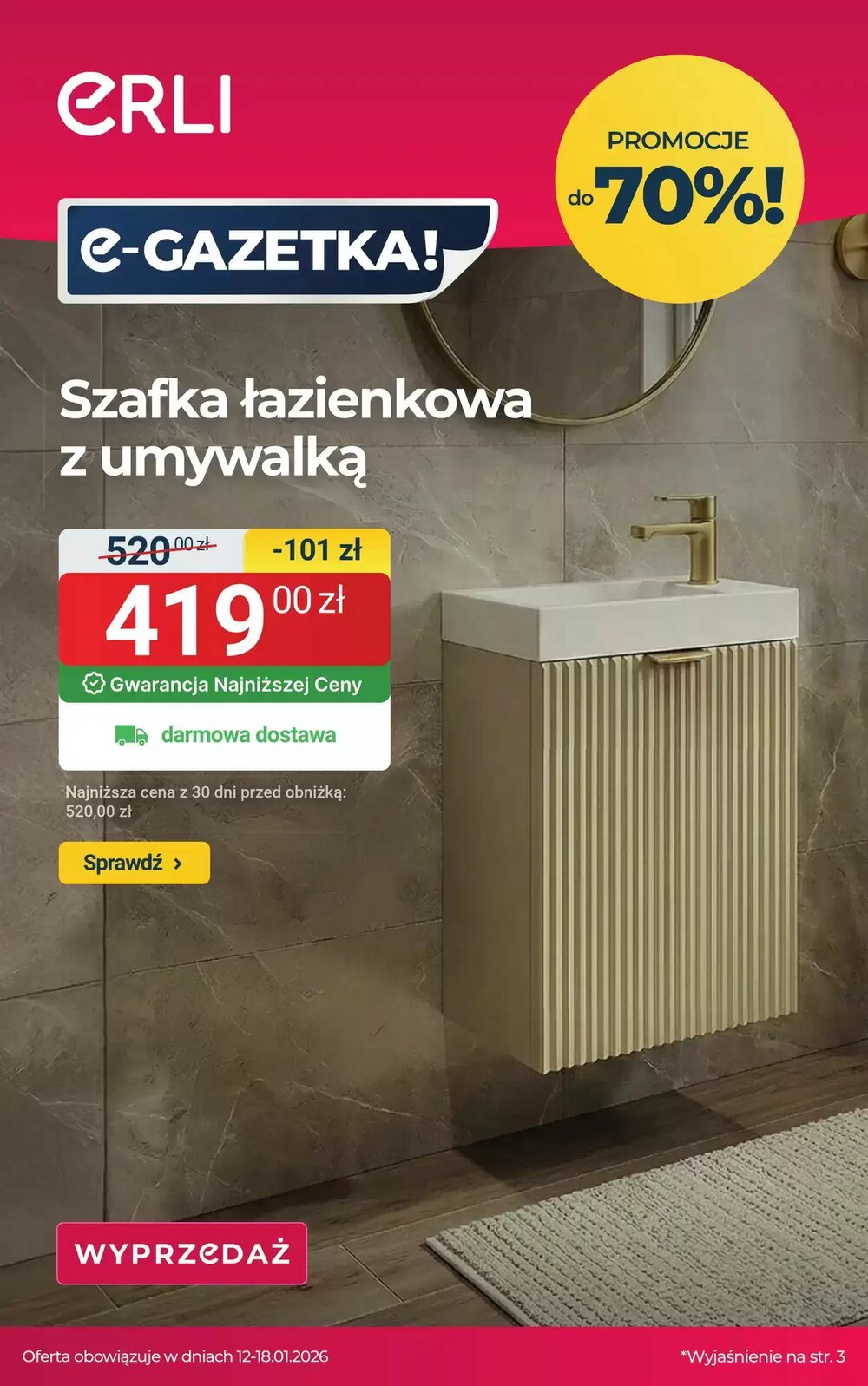 Gazetka promocyjna ERLI  ważna od 15.01.2026 - Strona 1.
