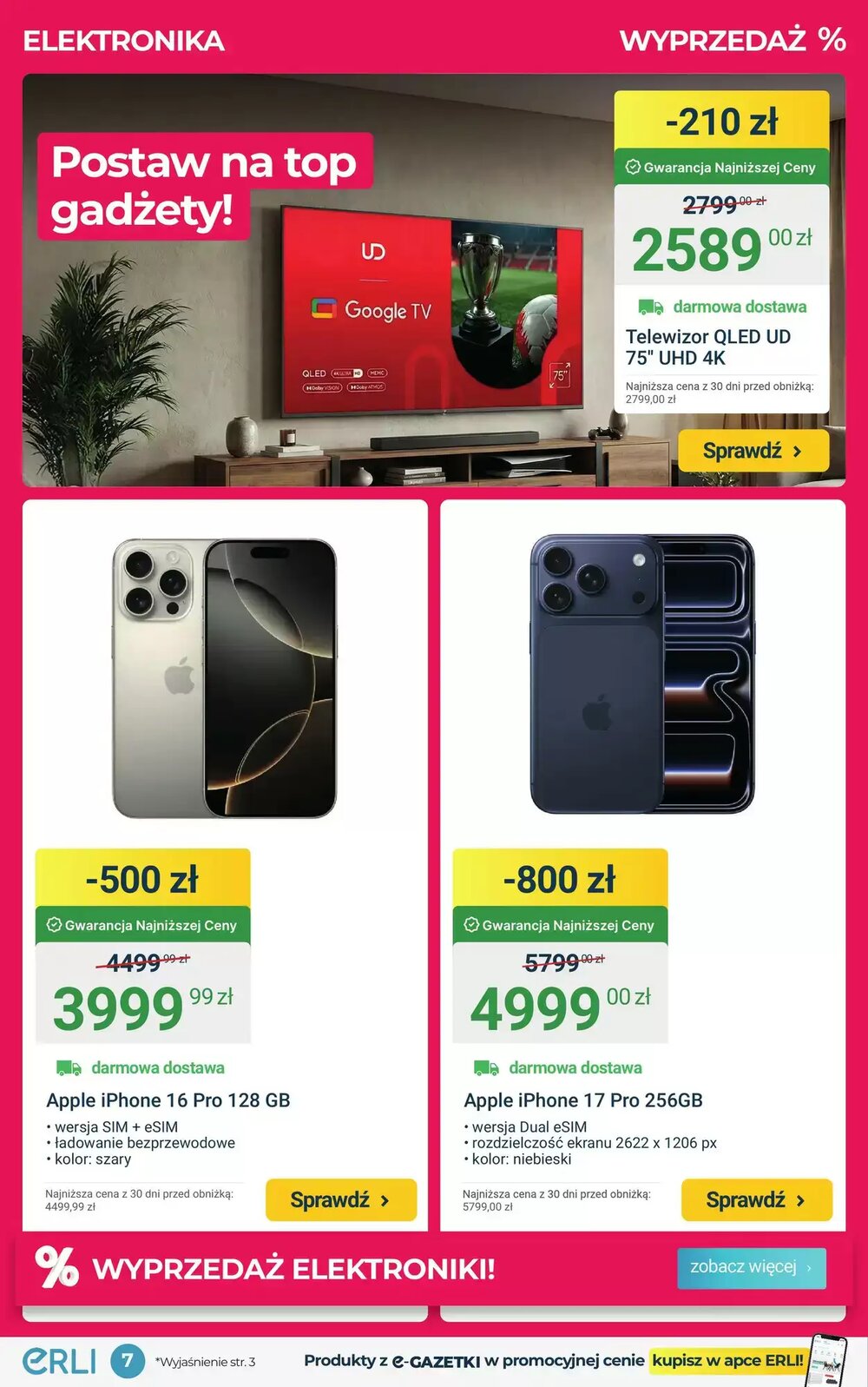 Gazetka promocyjna ERLI  ważna od 15.01.2026 - Strona 7.