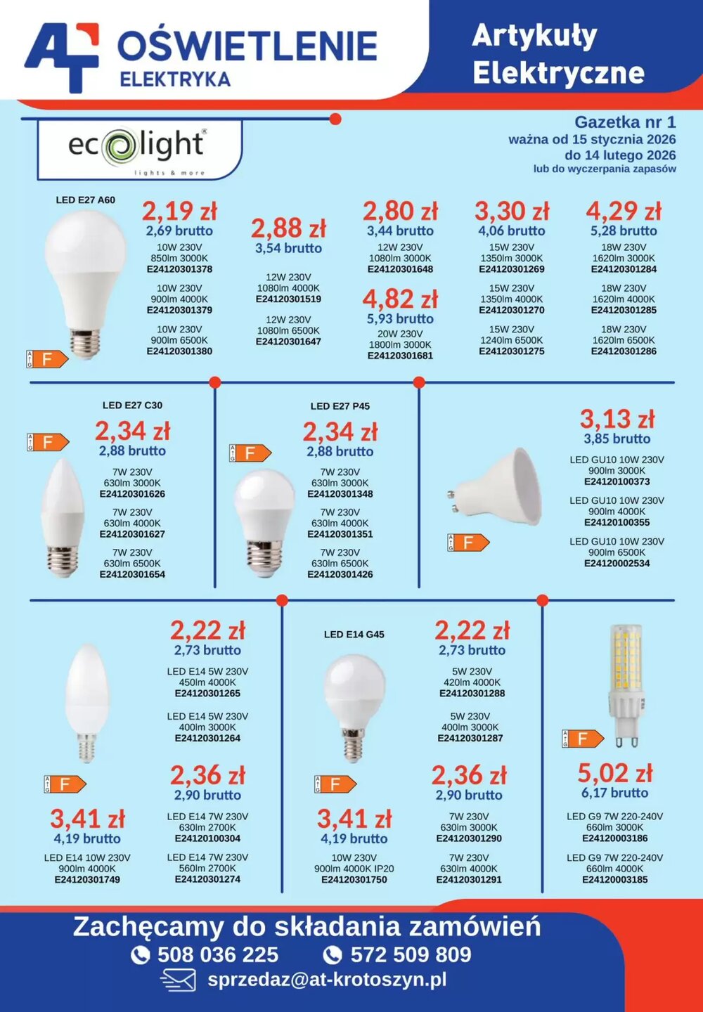 Gazetka promocyjna AT  ważna od 15.01.2026 - Strona 1.