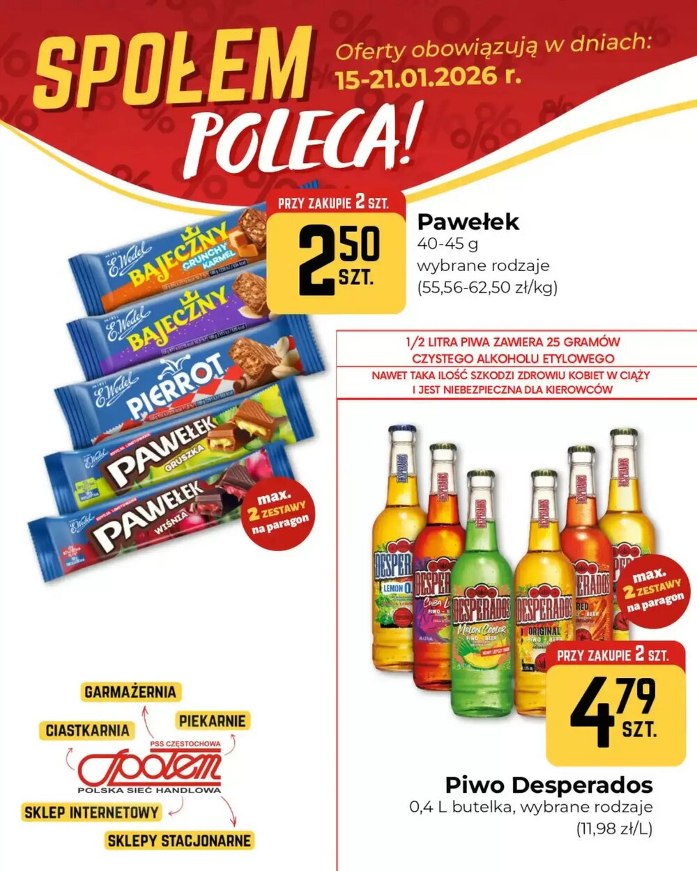 Gazetka promocyjna Społem  ważna od 15.01.2026 - Strona 3.