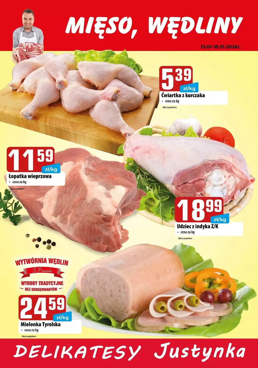 Gazetka promocyjna Delikatesy Justynka  ważna od 15.01.2026 - Strona 2.