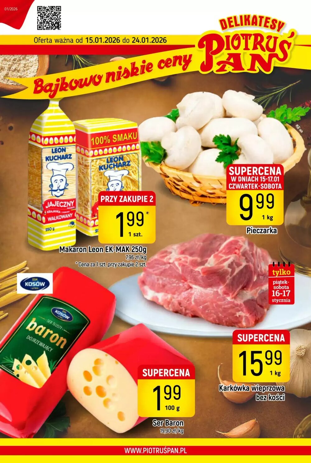 Gazetka promocyjna Delikatesy Piotruś Pan  ważna od 15.01.2026 - Strona 1.