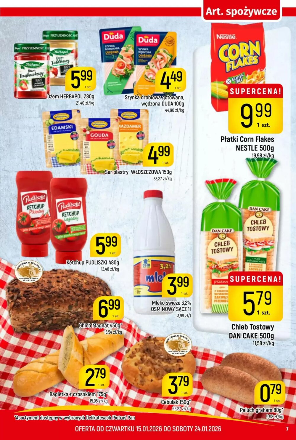 Gazetka promocyjna Delikatesy Piotruś Pan  ważna od 15.01.2026 - Strona 7.