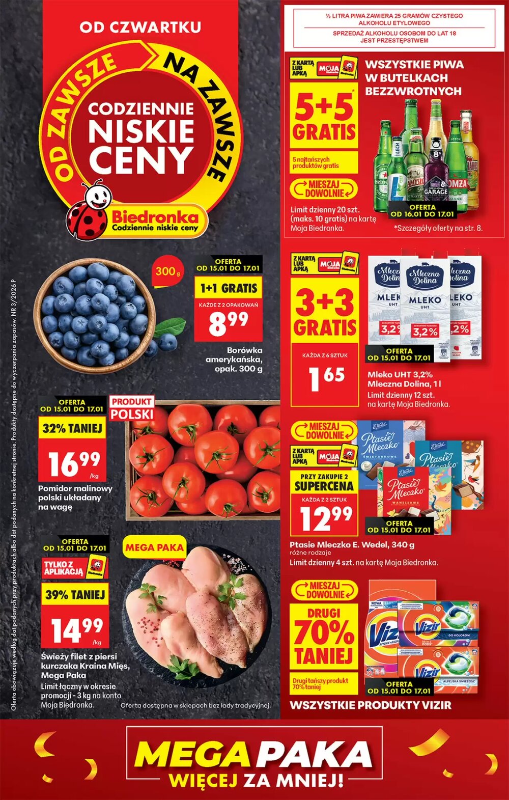 Gazetka promocyjna Biedronka  ważna od 15.01.2026 - Strona 1.