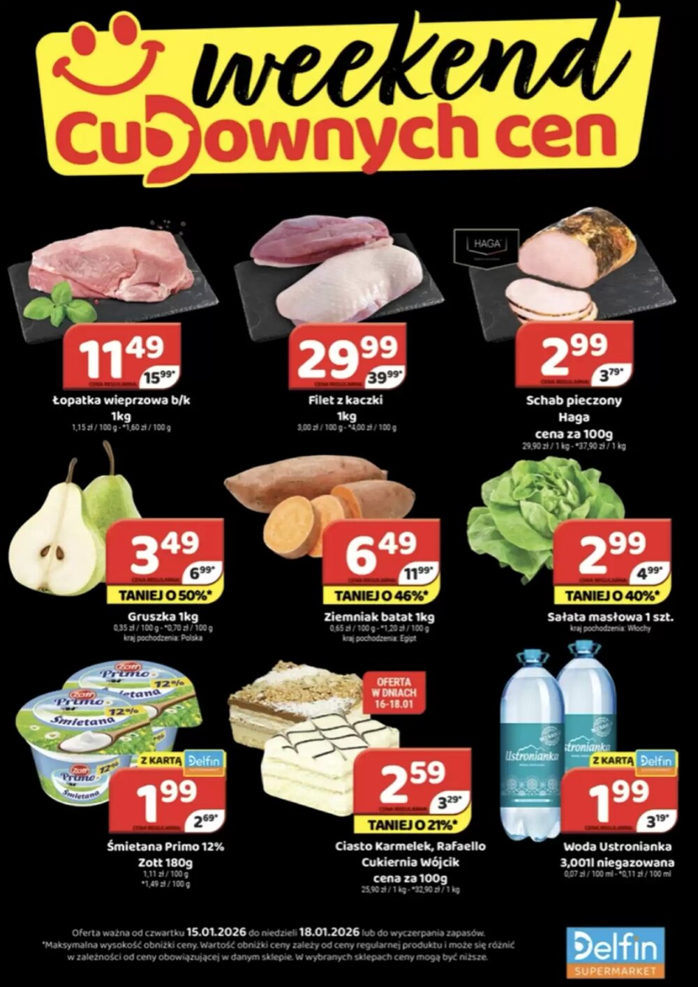 Gazetka promocyjna Delfin  ważna od 15.01.2026 - Strona 1.