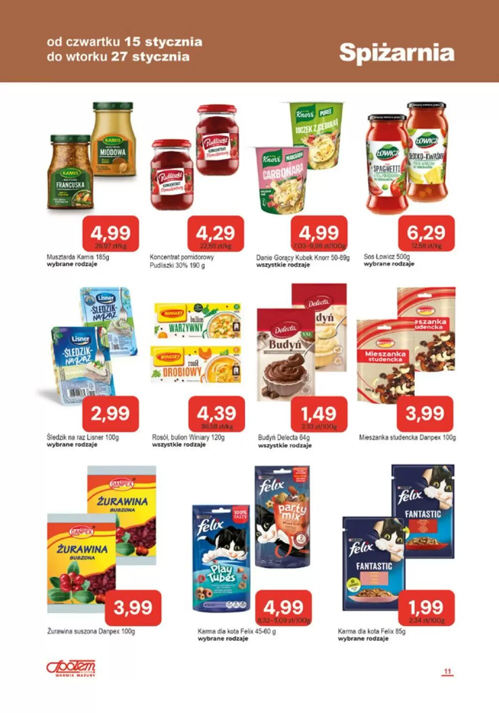 Gazetka promocyjna Społem  ważna od 15.01.2026 - Strona 11.