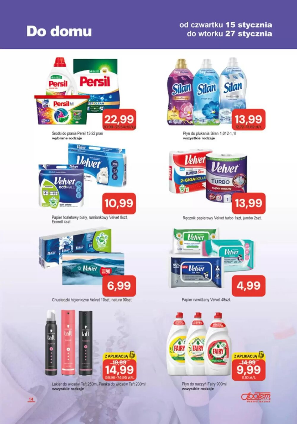 Gazetka promocyjna Społem  ważna od 15.01.2026 - Strona 14.