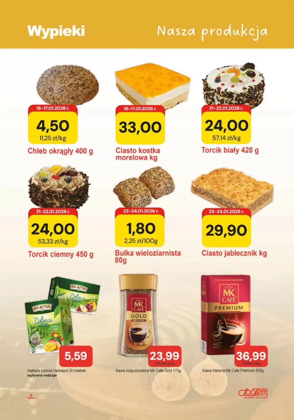 Gazetka promocyjna Społem  ważna od 15.01.2026 - Strona 6.