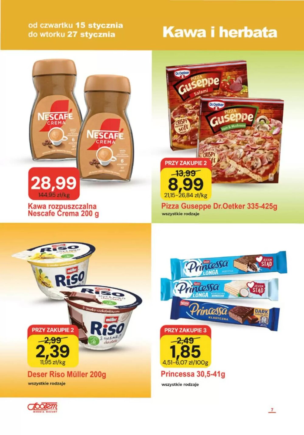 Gazetka promocyjna Społem  ważna od 15.01.2026 - Strona 7.