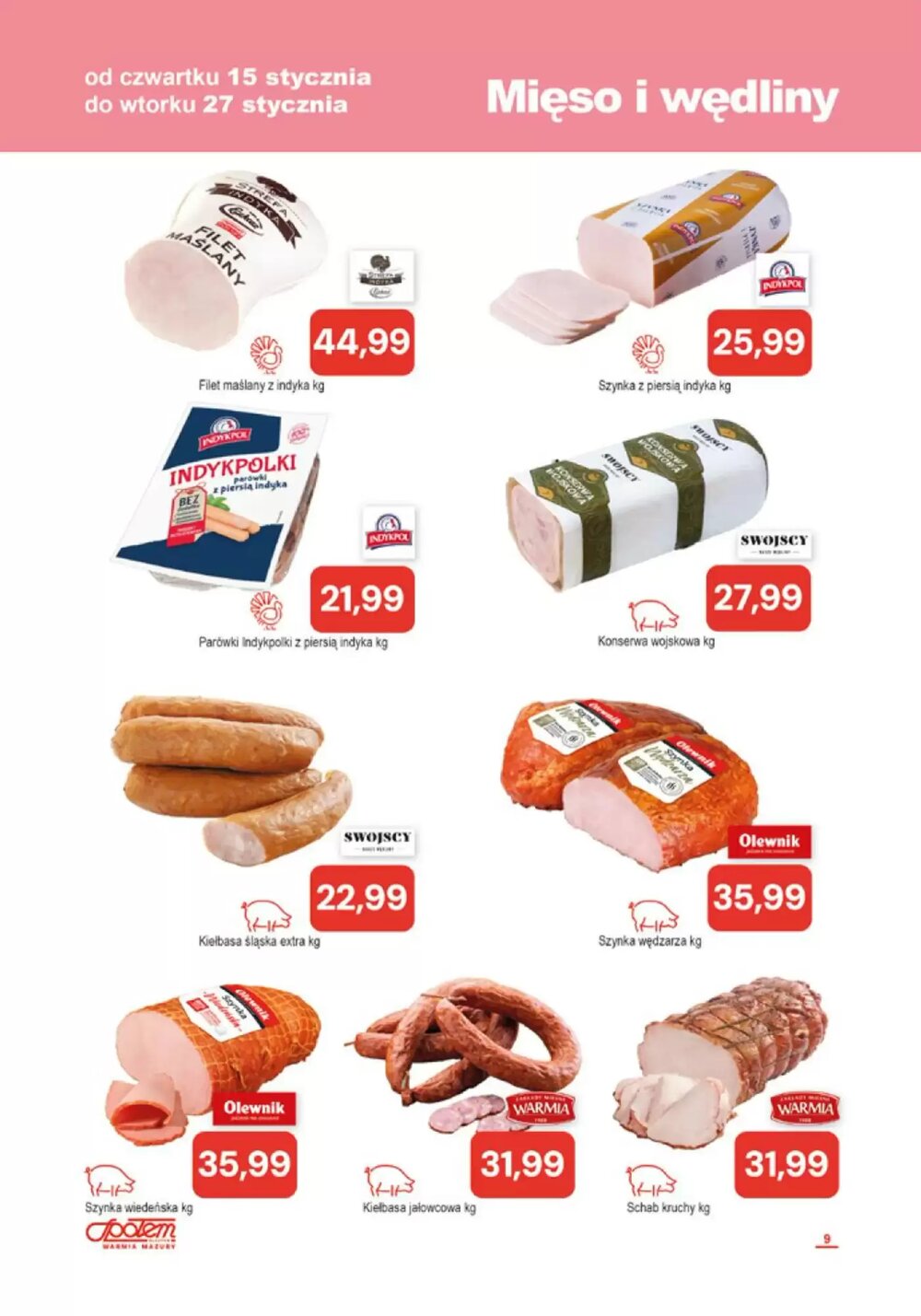Gazetka promocyjna Społem  ważna od 15.01.2026 - Strona 9.
