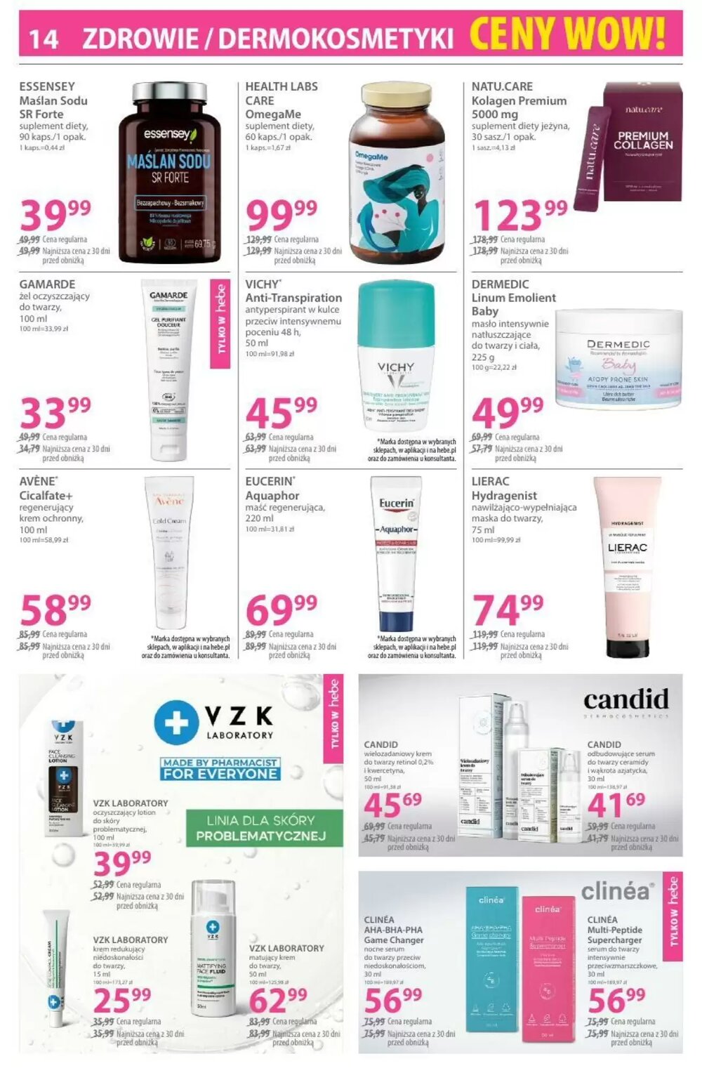 Gazetka promocyjna Hebe  ważna od 16.01.2026 - Strona 14.