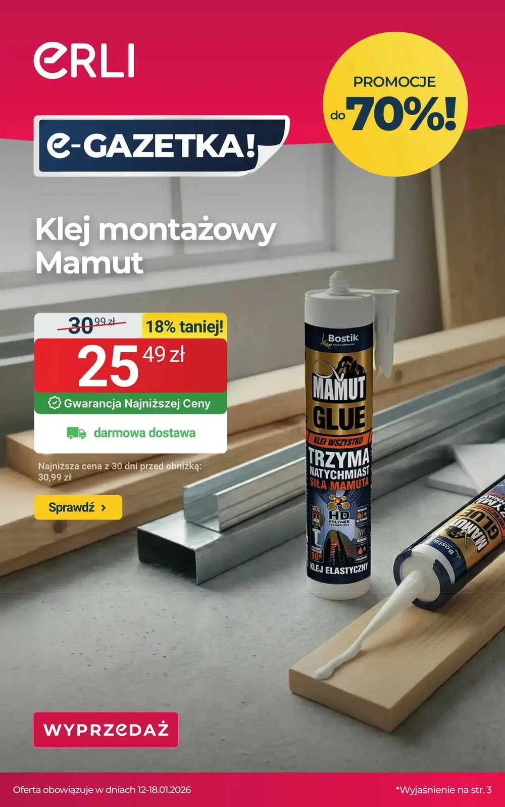 Gazetka promocyjna ERLI  ważna od 16.01.2026 - Strona 1.