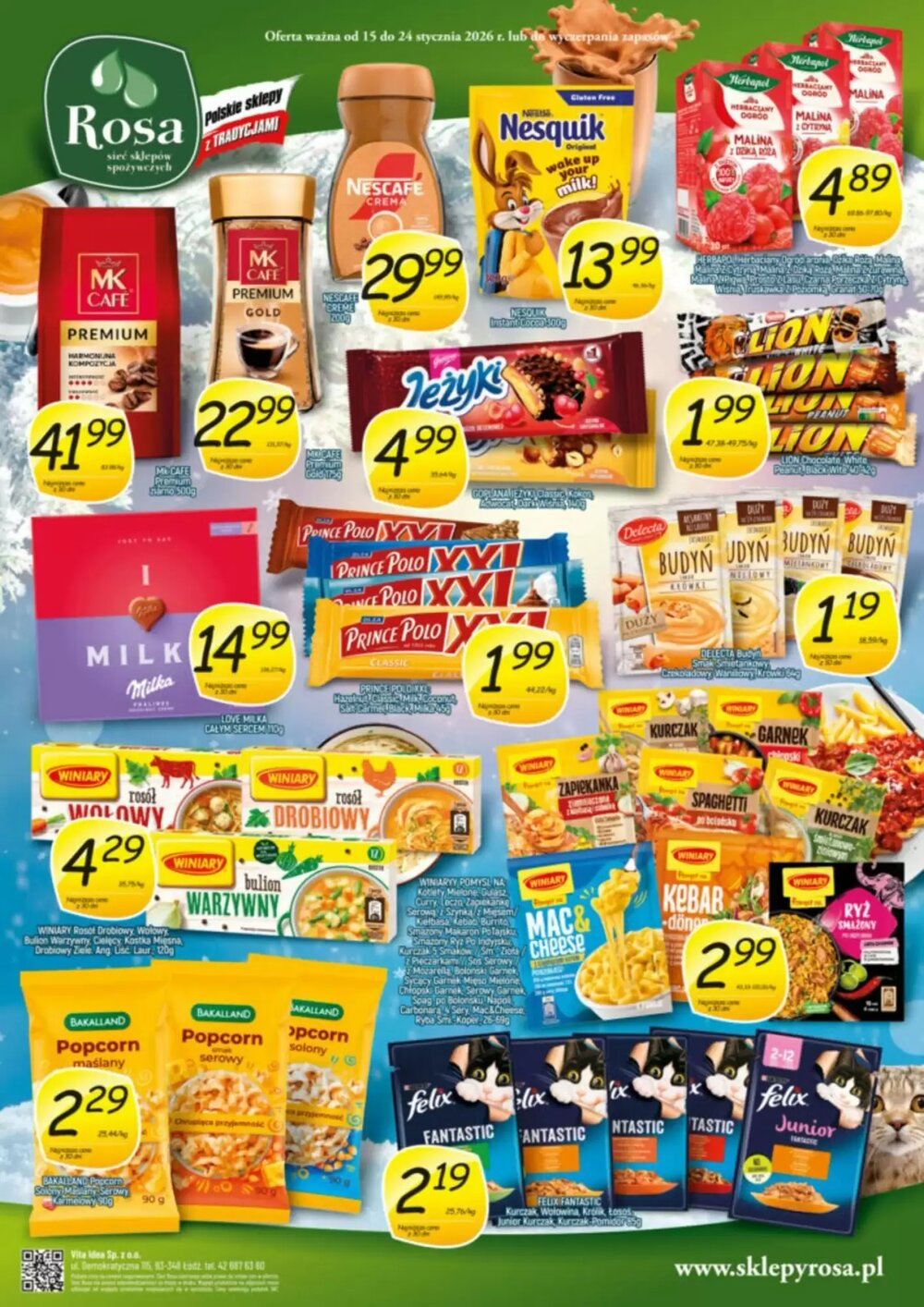 Gazetka promocyjna Rosa  ważna od 16.01.2026 - Strona 1.